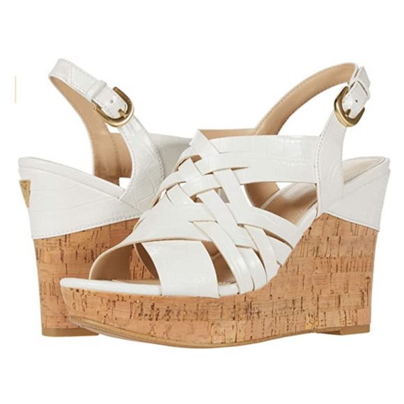 Guess Shoes - NEW GUESS Haela Wedge Sandals